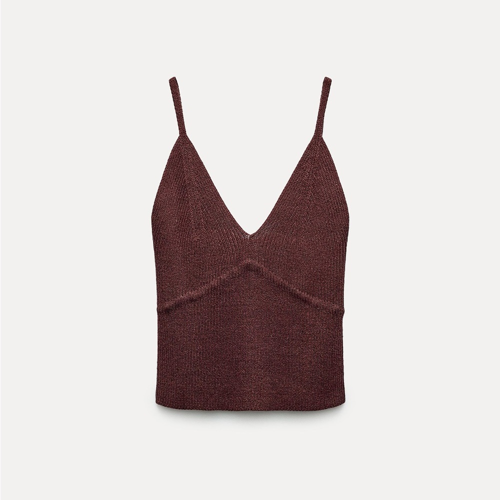 Zara🌿Linen Blend Tank top